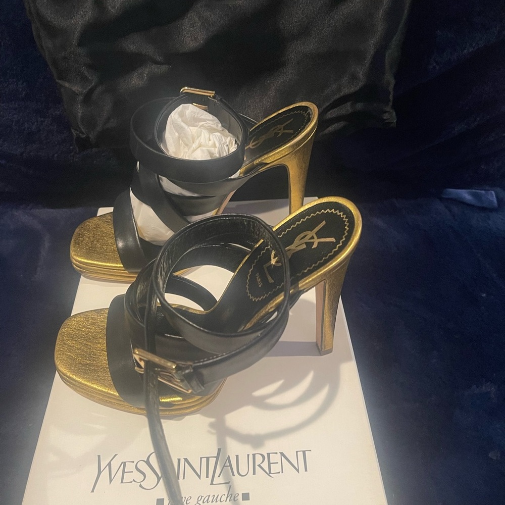 Ysl Rive Gauche Sandals - image 5